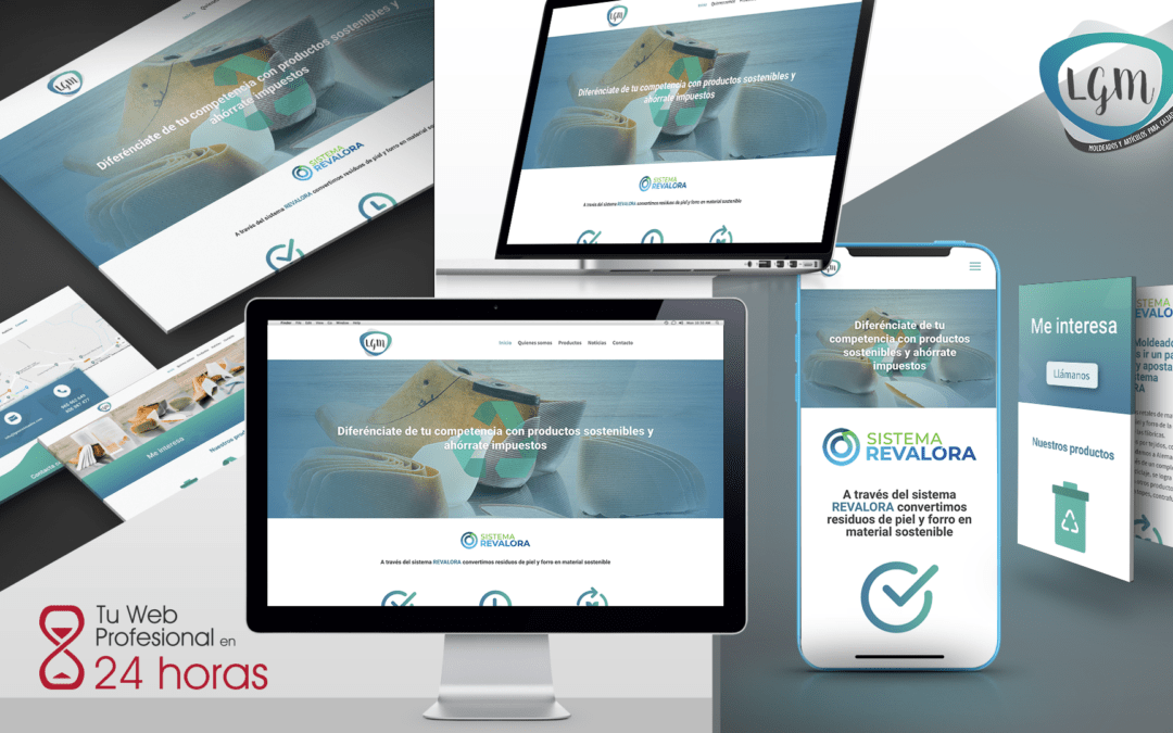 Web de empresa sostenible: el nuevo sitio de LGM Moldeados desarrollado por qagencia