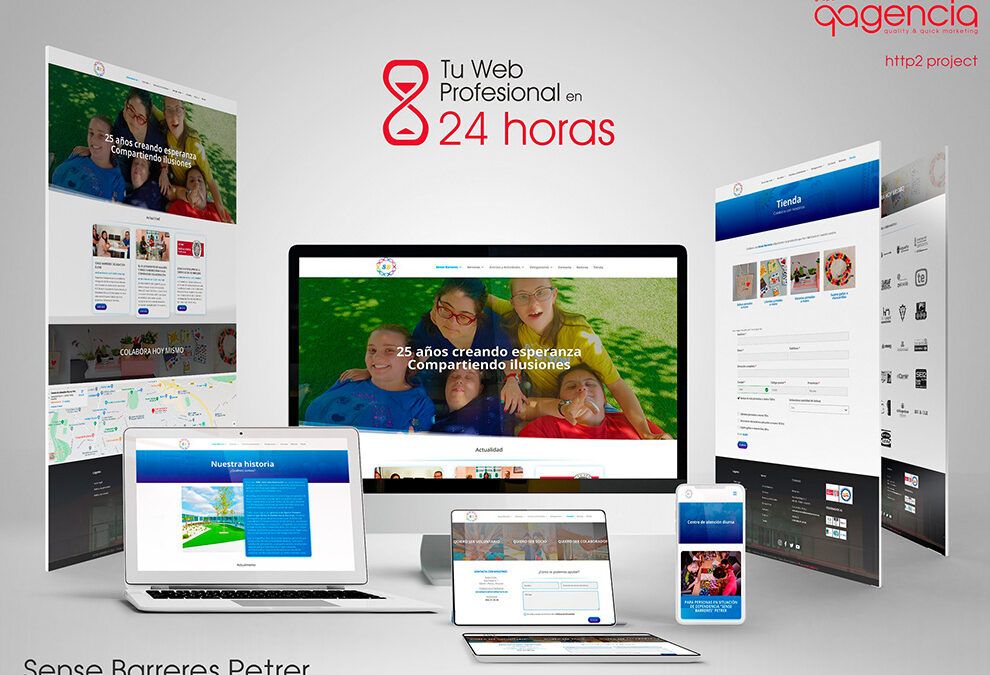 Sense Barreres renueva sitio web gracias a qagencia